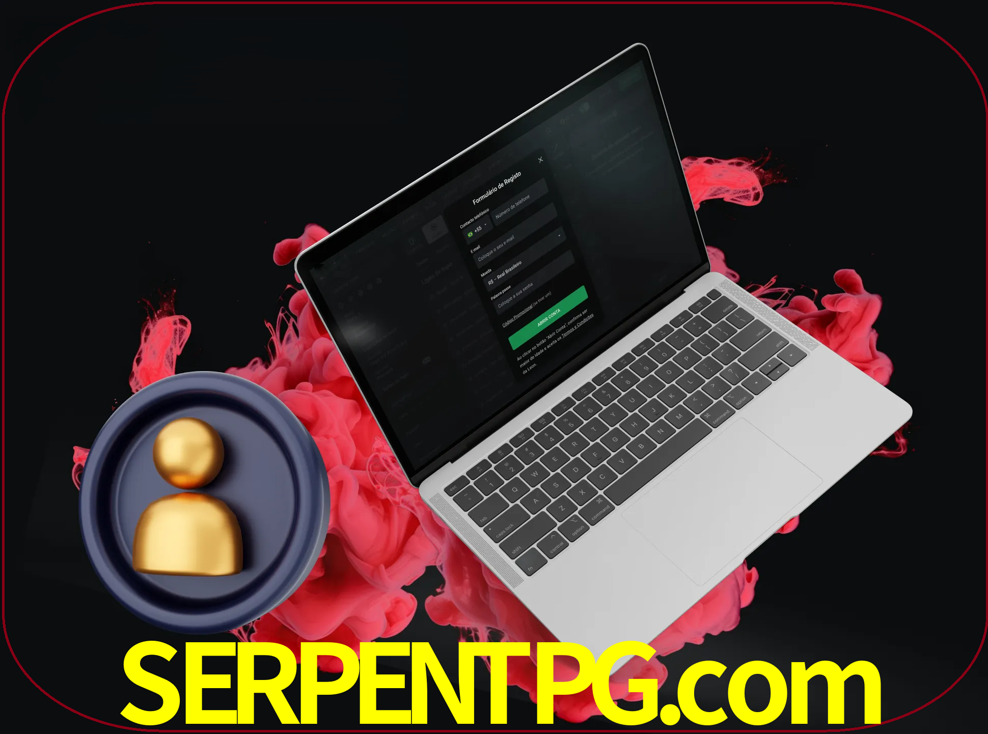 No cabeçalho do site serpentpg, clique no botão que o levará a um formulário especial onde terá de introduzir as suas informações actuais.