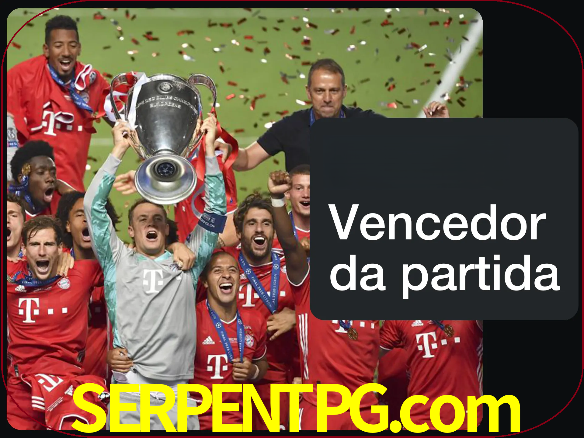 Aposte no vencedor e ganhe uma grande quantia de dinheiro.