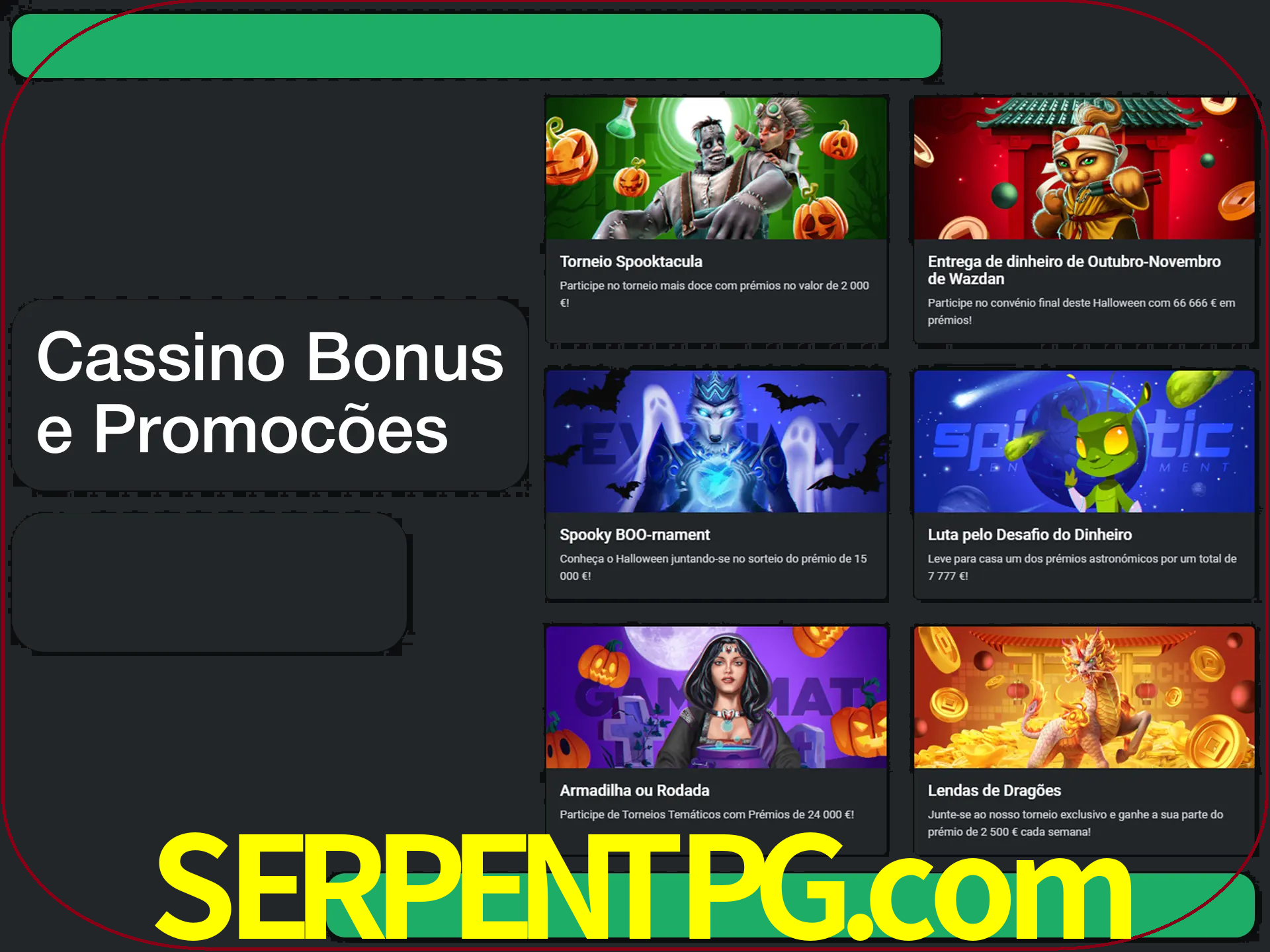 Verifique se há novos bônus de cassino para reivindicar.