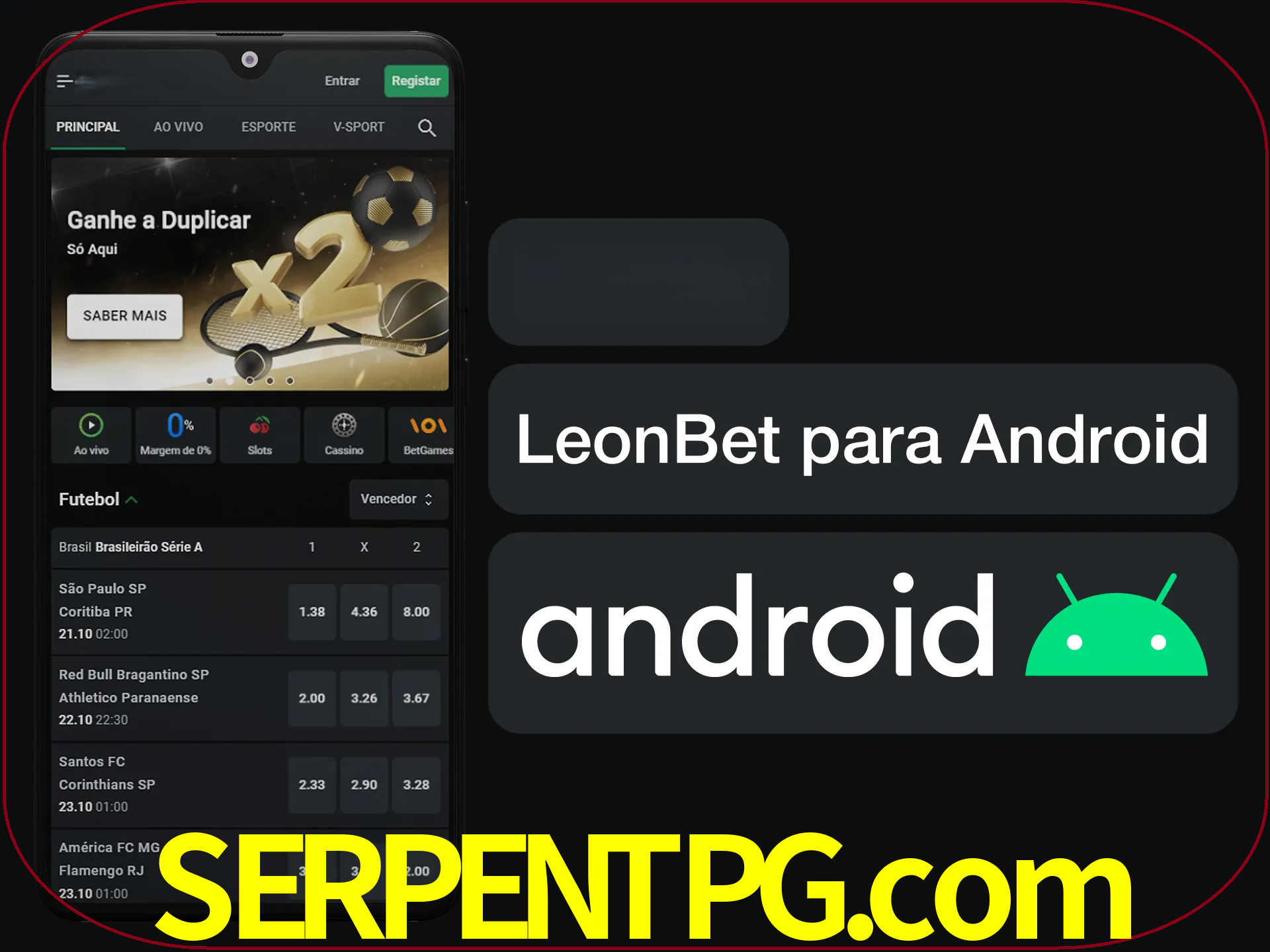 Adquira sua versão poket de LeonBet.